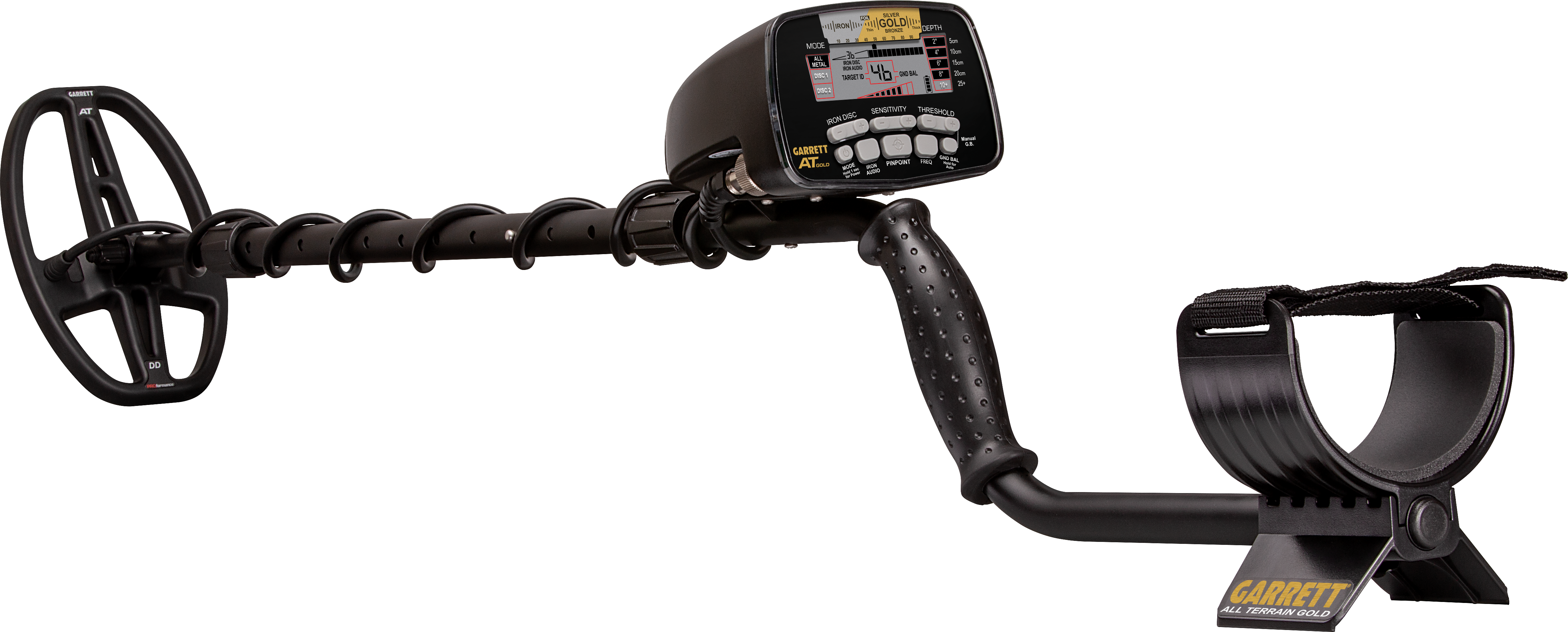 AT Gold Metal Detector with 5" x 8" PROformance™ DD searchcoil
