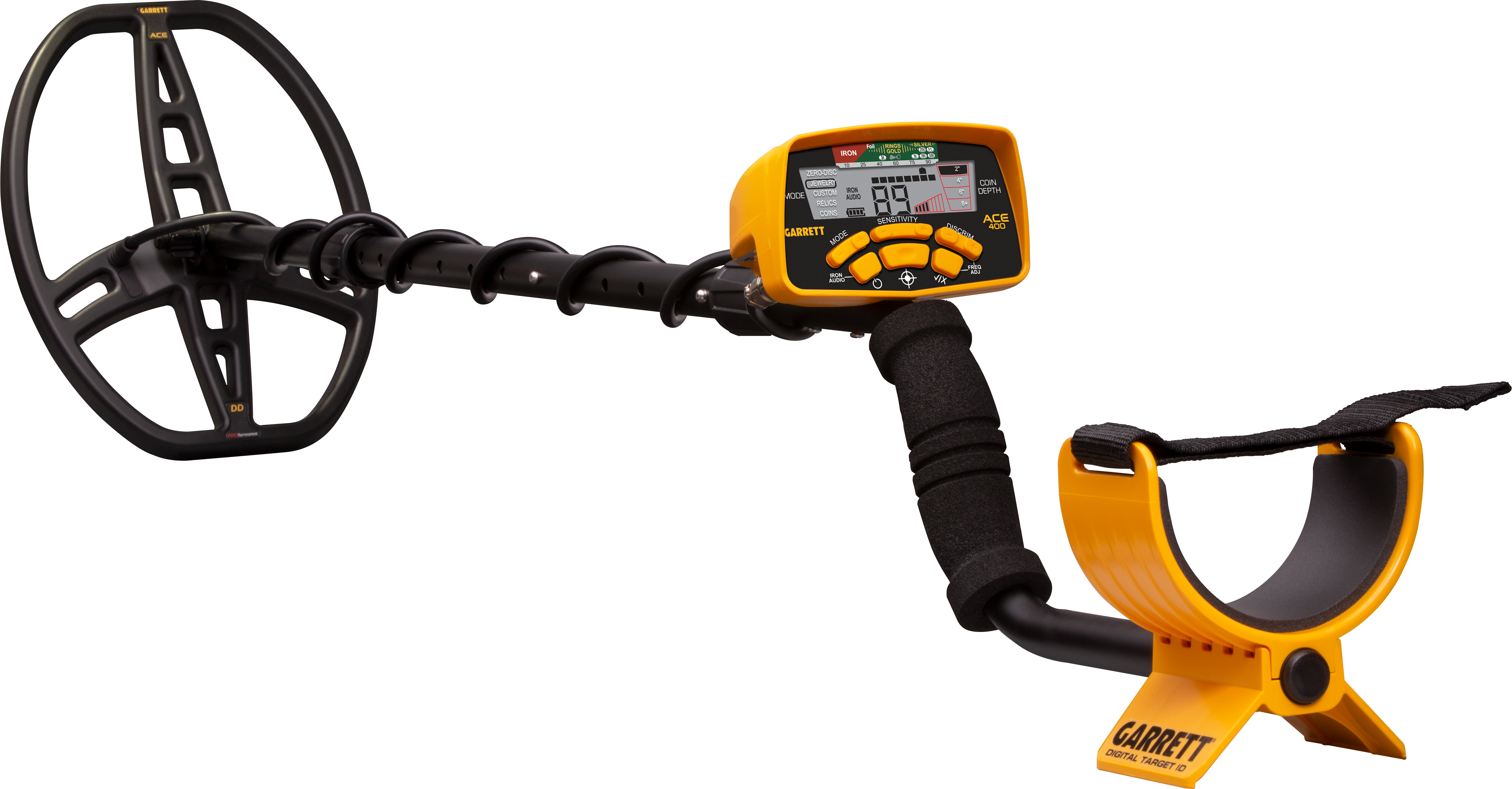 ACE 400 Metal Detector with 8.5" x 11" DD Coil