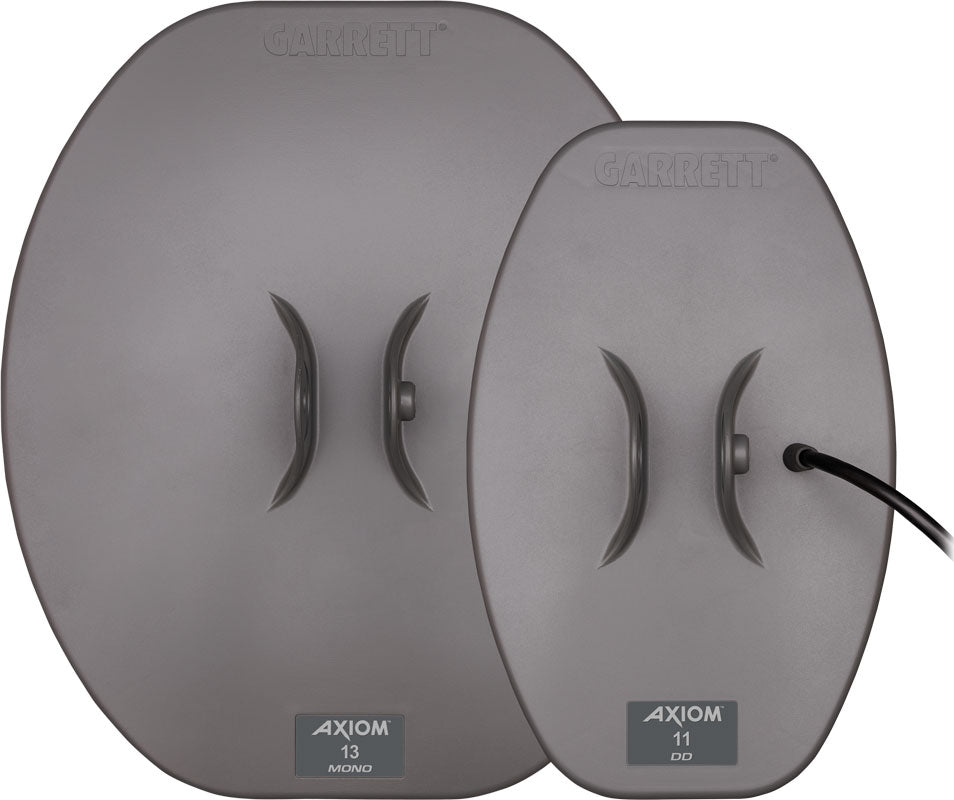 Axiom Metal Detector with 13"x11" DD-FC Coil, 11"x7" Mono Coil and MS-3 Headphones